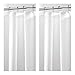 mDesign PEVA Shower Curtain Liner - 72