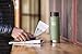 Klean Kanteen Neptune Blue Wide Insulated Water Bottle with Cafe Cap 2.0, 16-Ounce