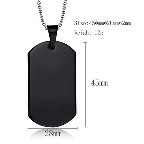 LF Stainless Steel Black Customize Medical Alert Jewelry Sets Emergency ID Tag Caduceus Bracelet Necklace Sets,Free Engraving Medic Jewelry for Men(Medical Alert Necklace + Bracelet)