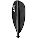Leader Accessories Kayak Paddle Aluminum Shaft PP Blade Black 87 inches for Kayaking Boating