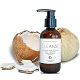 Coconut Milk & Honey Face Cleanser - Natural & Organic - Gently Wash and Renew Skin While Moisturizing - With Soothing Organic Aloe, Hydrating Coconut Milk and Purifying Honey Gel - Foxbrim 6OZ