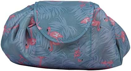 FIZDO Makeup Collection Drawstring Flamingo Print Bag (Multicolour)