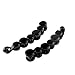 uxcell Plastic Women Lady Hair Banana Clip Clamp Claw Grip 10.5cm Length 2pcs Black