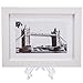 HESTYA Clear Plastic Easel Plate Stands Holders Picture Easel (4/ 5/ 6 Inches, Clear)
