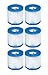 INTEX 29007E Type H Pool Filter Cartridge: For INTEX Filter Pumps – Easy-To-Clean – Dacron Paper – Efficient Filtration – 6 Pack