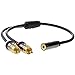 Mediabridge™ 3.5mm Female to 2-Male RCA Y-Adapter (14 Inches) - (Part# MPC-35F-2XRCA)