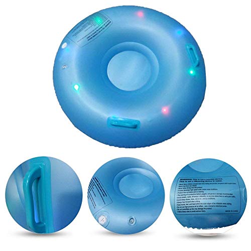 Inflatable LED Flash Skiing Circle Snow Tube