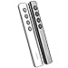 KAXMOON Powerpoint Presentation Clicker, VSON35 Wireless Presenter Pointer, RF 2.4GHz PPT Slide Advancer, USB Remote Control Flip Pen for Windows Android Linux Mac OS (N35 | Ivory White)