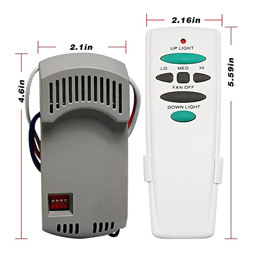 BAYICON Universal Ceiling Fan Remote Control and Receiver Kit