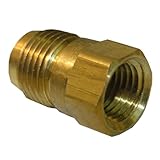 LASCO 17-4629 3/8-Inch Flare by 1/4-Inch Female Pipe Thread Brass Adapter