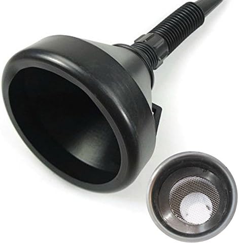 Entonnoir Flexible Carburant Voiture/Moto - PVC, Bec Pliable, Filtre à Mailles - Anti-Déversement, Remplissage Facile