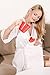 Peter Pan Classic Rubber Hot Water Bag,Hot Water Bottle Cover with Pocket, XXX-Large Size, Now it Has a Pocket to Wram Your Chilled Hands and Feet, 3.2 Quart Capacity,White