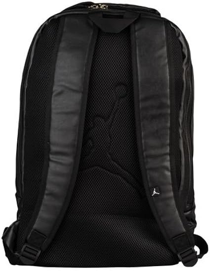 jordan retro 12 backpack black and gold