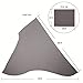 GladThink Womens 2 pieces Muslim Hijab Scarf With More colors White