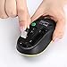 Wireless Keyboard and Mouse - Jelly Comb K025 Compact 2.4Ghz Wireless Keyboard Mouse - Whisper Quiet Keyboard and Mouse Combo- Compatible with PC Laptop Windows 7/8/10-Updated (Yellow)