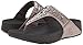 FitFlop Women's Biker Chic Flip Flop, Pewter, 6 M US