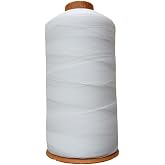 SINM PTFE Teflon Sewing Thread, White, 100g/Roll