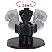 iSaddle CH02B Car Dash Camera Mount Holder for 3M Double-Sided Adhesive Base -Driving Video Recorder Windshield/Dashboard Mount Holder for Yi/Apeman/DOD/HP Car DVR Camera GPS Phone Permanent Mount