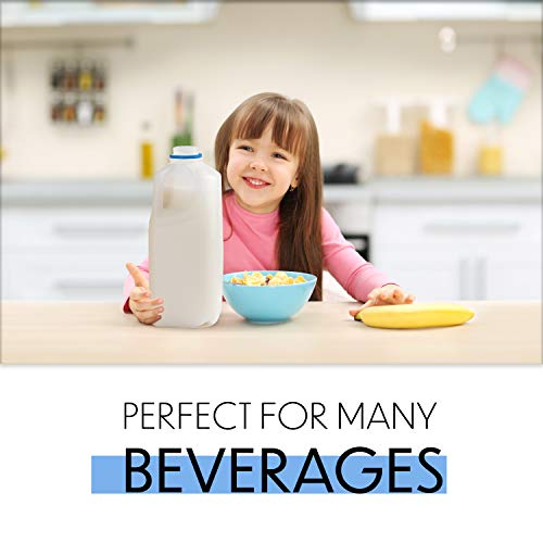 [6 PACK] Half Gallon Jugs With Caps 64oz Empty Milk Plastic Container