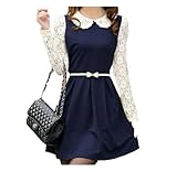 Doll Collar Long Sleeved Bottoming Dress Skirt