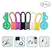 FORETOO Magnetic Cable Clips Multipurpose Reusable Gadgets for Cable Management, Magnetic Cable Winders for Headphones/USB Cable/Bookmarks/Keychain/Cable Straps and Computer Cable (8 Pack)