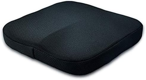 NaoFu Portable Comfort Cushion Orthopedic Memory Foam Seat Cushion Coccyx & Lower Seat Cushion for Office Car Seats Back Pain Relief Cushion Great Office Chair Cushion(Black)