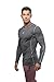 Jed North Men's Bodybuilding Workout Long Sleeve Tee Slim Fit T Shirt for Gym Black