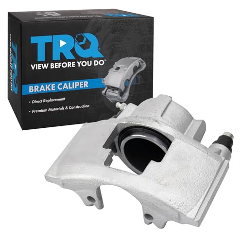 TRQ New Front Disc Brake Caliper with Hardware Driver Side LH for GM