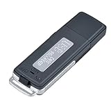 HonsCreat US 8GB USB 2IN 1 Stick Flash Drive Disk Digital Audio Voice Recorder Pen Dictaphones USB 2.0 Flash Drive Rechargeable Li-ion Battery Supply Power