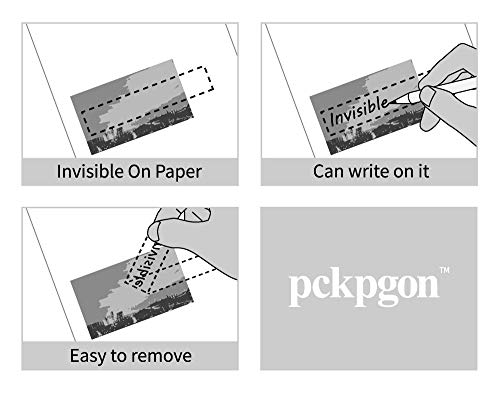 Transparent Tape Invisible Tape Clear Tape for Office Home School Use, 3/4 x 1000 Inches, Pack of 6, Boxed, Tape Refill for Dispenser, Frosted and Invisible on Paper, Great for Correction and labeling
