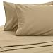 Amazon Brand – Pinzon Signature Cotton Heavyweight Velvet Flannel Sheet Set - Queen, Chamois