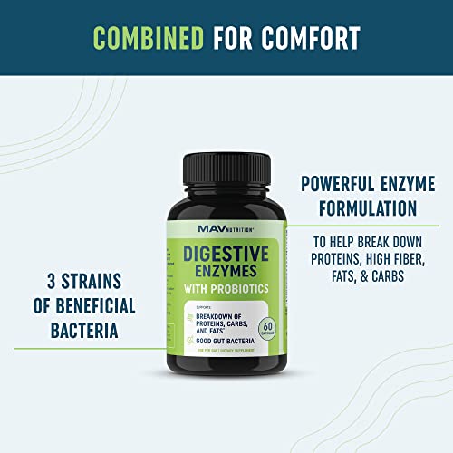 Digestive Enzymes with Probiotics Bloating Relief & Digestive Health