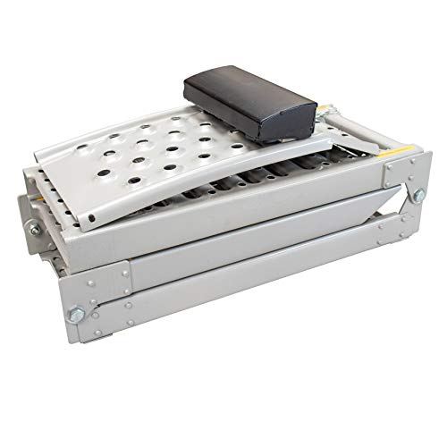 TC TECHNIC SK2667 Auffahrrampen 2er Set für Motorräder PKW Quads maximale Gesamttragfähigkeit 1600 kg aus Profilstahl… – Bild 6