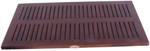 30.25" X 18.25" Teak Shower Mat- Bath, Floor, Bathtub, Floor, Entryway, Door