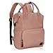 Veegul Wide Open Multipurpose Travel Backpack Lightweight Casual Daypack 18L Light Pink