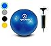 Mini Exercise Ball with Pump - 9 Inch Small Bender Ball for Stability, Barre, Pilates, Yoga, Core Training and Physical Therapy