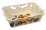 The Pioneer Woman Flea Market Decorated 2.3-Quart Ruffle Top Stoneware Bakeware