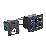 ammoon Ukulele Ukelele Uke Piezo Pickup Preamp 3-Band EQ Equalizer Tuner System with LCD Display