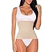 JITIFI Women's Postpartum Waist Trainer Belt Body Shaper Belly Wrap Compression Band Beige