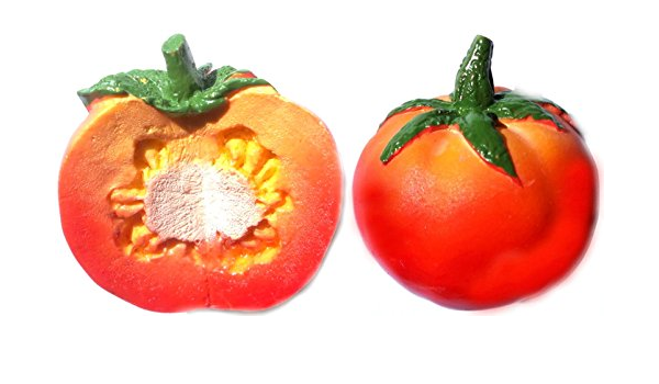 Resina imán para nevera: verduras, tomate, tomate (Split ...