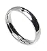Jinique 4mm Stainless Steel Comfort Fit Plain Wedding Band Ring Size 4-12