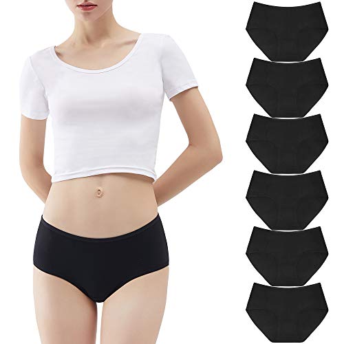 YouShow-Bragas-Mujer-Algodon-Braguitas-Culotte-Pack-de-6