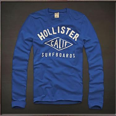 Amazon Hollister ホリスター ロンt ブルー Xl 並行輸入品 Tシャツ カットソー 通販