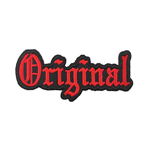 Original Funny Saying Slogan Embroidered Iron on Sew on Patch for Biker Vest