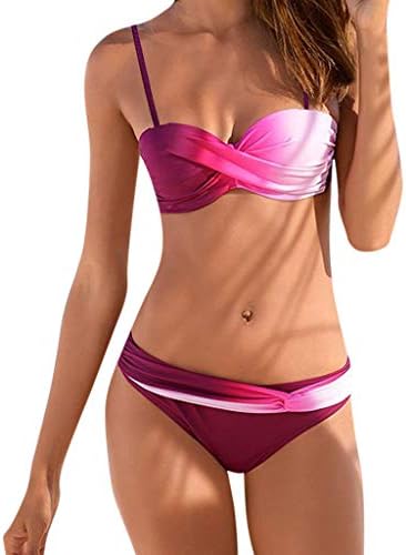 WANQUIY Women's One Piece Bathing Suit Swimming Costume Padded Ruched Tummy Control Swimsuit Beige