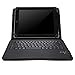 eTopxizu Keyboard Case for 7-8 Inch Universal Tablet,2-in-1 Wireless Detachable Removable Bluetooth Keyboard Leather Travel Windows Android iOS Carrying Cases Cover Holder Folio+Stand(Black)