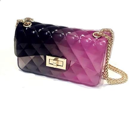 transparent crossbody jelly bag