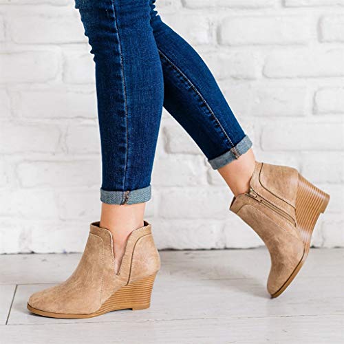 1 Womens+Casual+Outdoor+Booties+Shoes