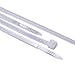 Zip Ties, 250 Pieces,10” with 5mm Width ,Durable and Stable Ideal Cable Organizer, Tie Straps or Wire Wraps,for Quick Fix Tie Wire Home Repair, Camping and More by Holeco (White)