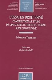 L' essai en droit privé